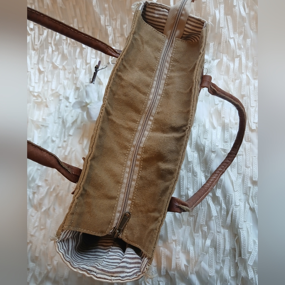 Myra Bag 'SEL de MER' Canvas Tote - Picture 7 of 14
